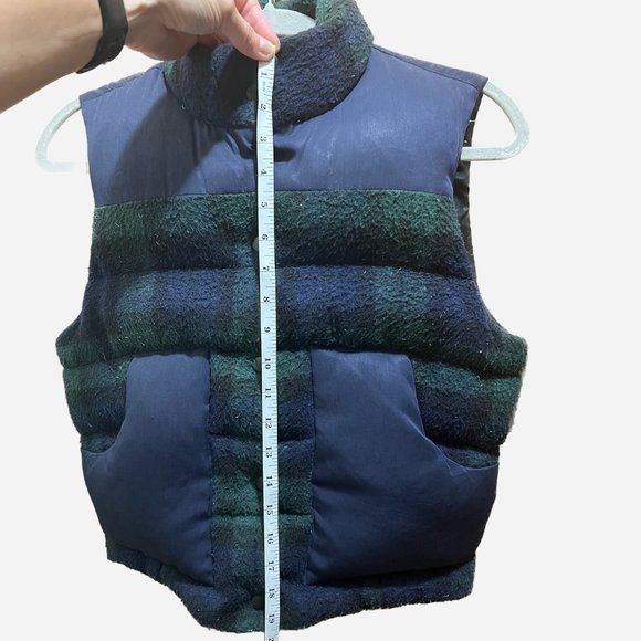 Joe's Jeans Plaid Down Puffer Vest - Picture 3 of 5